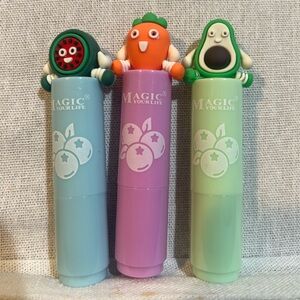 Kids Toy Stamp Set - Blue, Purple, Green